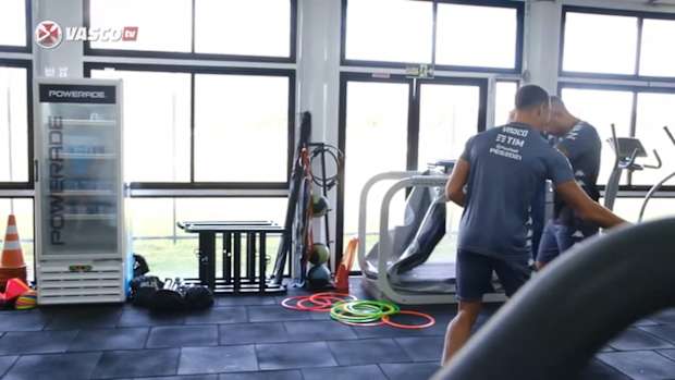 Vasco's training session ahead of Cruzeiro clash